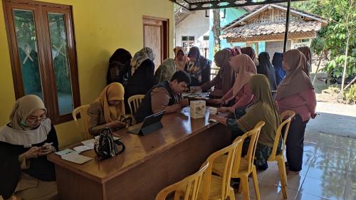 Perserta Mulai Mengantri
